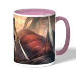 كوب قهوة بمقبض وردي بتصميم تقضي ميكاسا على العمالقة هجوم العمالقة