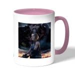 كوب قهوة بمقبض وردي بتصميم جيل فالنتاين رزدنت ايفل 3