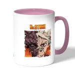 كوب قهوة بمقبض وردي بتصميم دكتور ستون