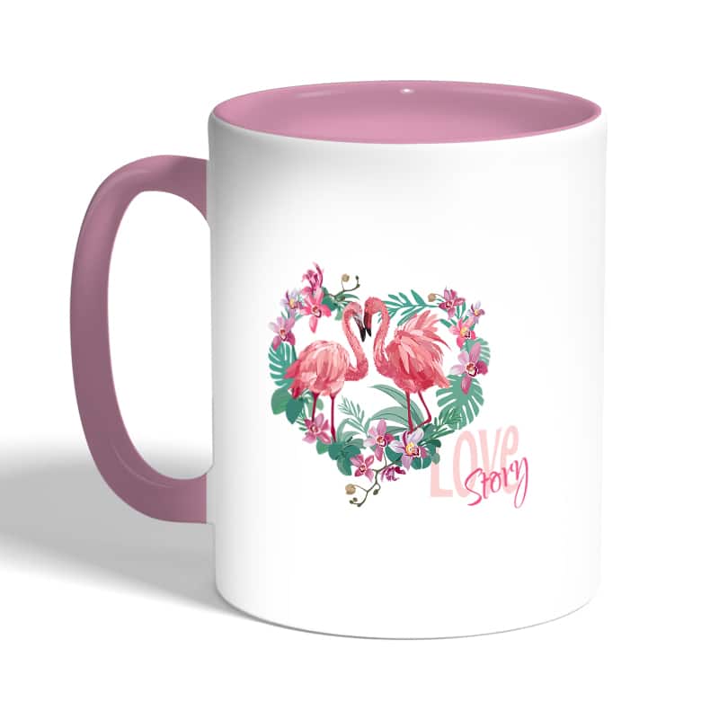 كوب-قهوة-بمقبض-وردي-بتصميم-زوجين-الحب-فلامنغو-2