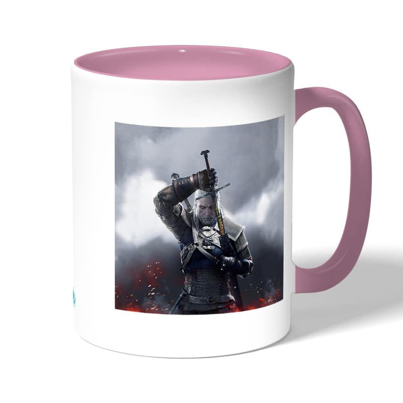 كوب قهوة بمقبض وردي بتصميم سيف جيرالت ذا ويتشر 3 وايلد هانت كوب قهوة بمقبض وردي بتصميم سيف جيرالت ذا ويتشر 3 وايلد هانت