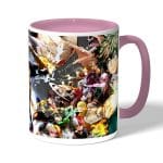 كوب قهوة بمقبض وردي بتصميم شخصيات أكاديميتي للأبطال