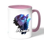 كوب قهوة بمقبض وردي بتصميم شوتو وتودوروكي من أكاديميتي للأبطال