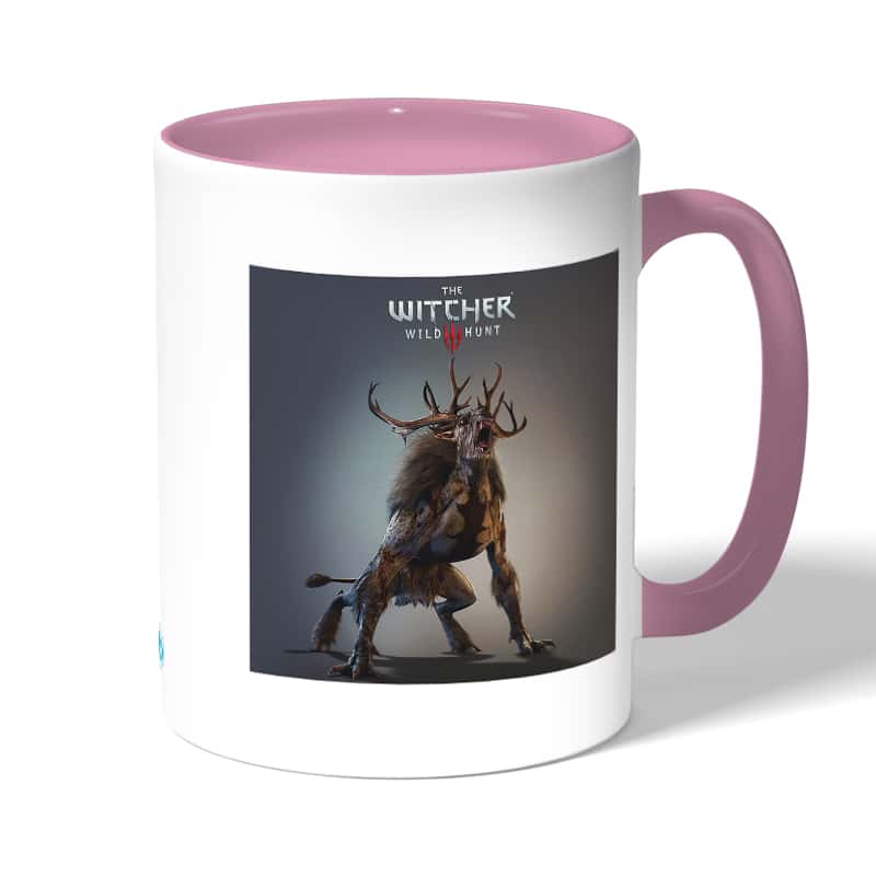 كوب قهوة بمقبض وردي بتصميم عفريت ذا ويتشر 3 وايلد هانت كوب قهوة بمقبض وردي بتصميم عفريت ذا ويتشر 3 وايلد هانت