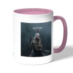 كوب قهوة بمقبض وردي بتصميم قوة جيرالت من ريفي ذا ويتشر 3 وايلد هانت