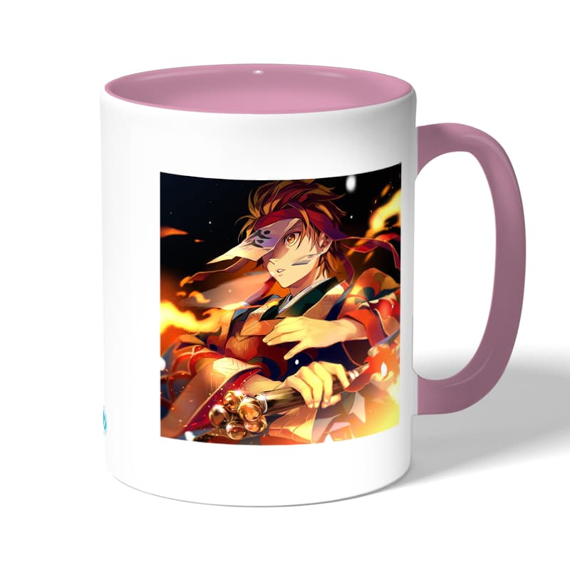 كوب قهوة بمقبض وردي بتصميم قوة كامادو تانجيرو كوب قهوة بمقبض وردي بتصميم قوة كامادو تانجيرو