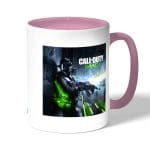 كوب قهوة بمقبض وردي بتصميم كول أوف ديوتي مودرن وورفير 3