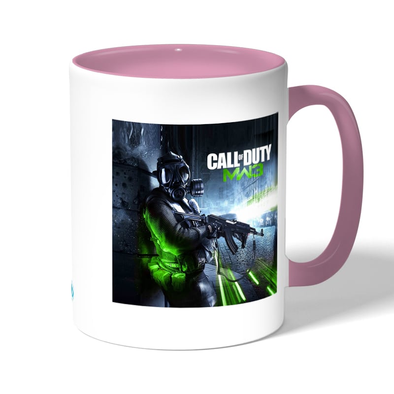 كوب قهوة بمقبض وردي بتصميم كول أوف ديوتي مودرن وورفير 3 كوب قهوة بمقبض وردي بتصميم كول أوف ديوتي مودرن وورفير 3