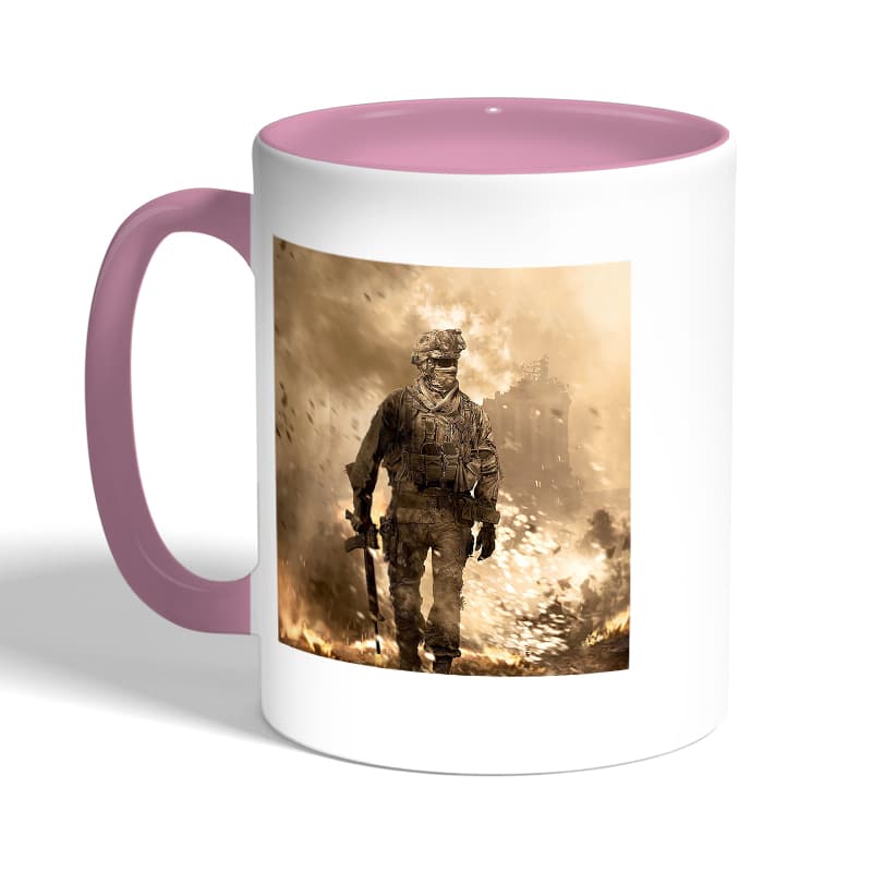 كوب-قهوة-بمقبض-وردي-بتصميم-كول-أوف-ديوتي-نيران-المعركه-2