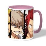 كوب قهوة بمقبض وردي بتصميم ميدوريا وباكوغو واوول مايت