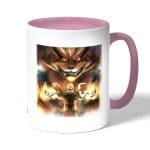 كوب قهوة بمقبض وردي بتصميم ناروتو وكوراما الكيوبي