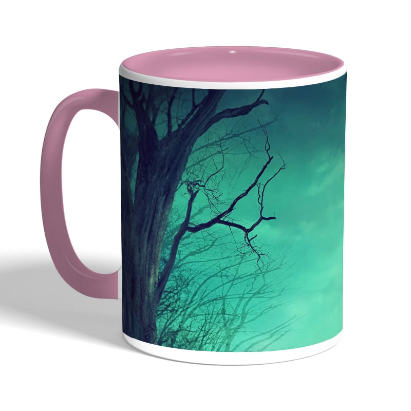 كوب-قهوة-بمقبض-وردي-بتصميم-هالوين-مخيف-2