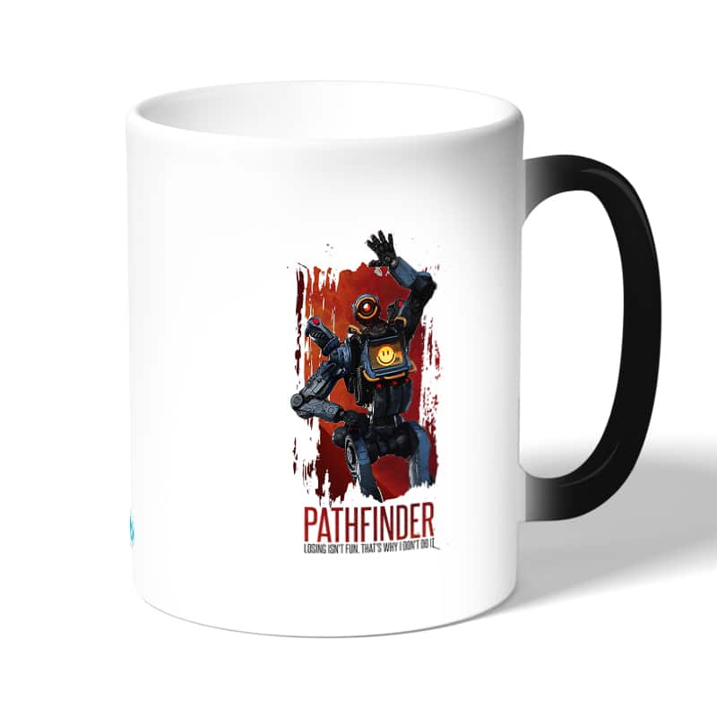 كوب قهوة سحري لون اسود بتصميم أبيكس ليجندز باثفايندر سعيد كوب قهوة سحري لون اسود بتصميم أبيكس ليجندز باثفايندر سعيد