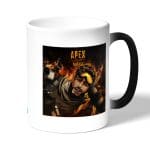 كوب قهوة سحري لون اسود بتصميم أبيكس ليجندز ميراج