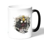 كوب قهوة سحري لون اسود بتصميم أبيكس ليجندزالمخيف بلد هاوند