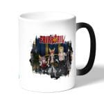 كوب قهوة سحري لون اسود بتصميم أعضاء فيري تيل