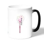 كوب قهوة سحري لون اسود بتصميم أنت مميز