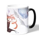 كوب قهوة سحري لون اسود بتصميم الجميلة نيزوكو قاتل الشياطين