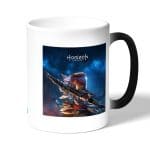 كوب قهوة سحري لون اسود بتصميم الجميله إلوي هوريزن زيرو دون