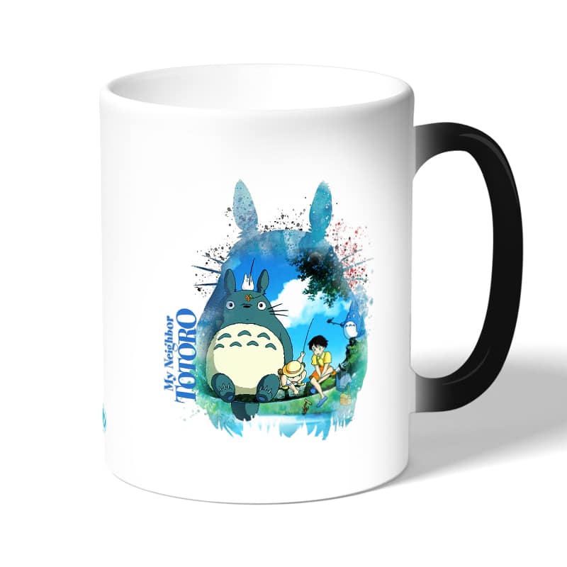 كوب قهوة سحري لون اسود بتصميم الصيد مع جاري توتورو كوب قهوة سحري لون اسود بتصميم الصيد مع جاري توتورو