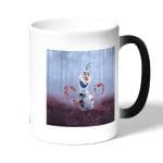 كوب قهوة سحري لون اسود بتصميم اللطيف أولاف