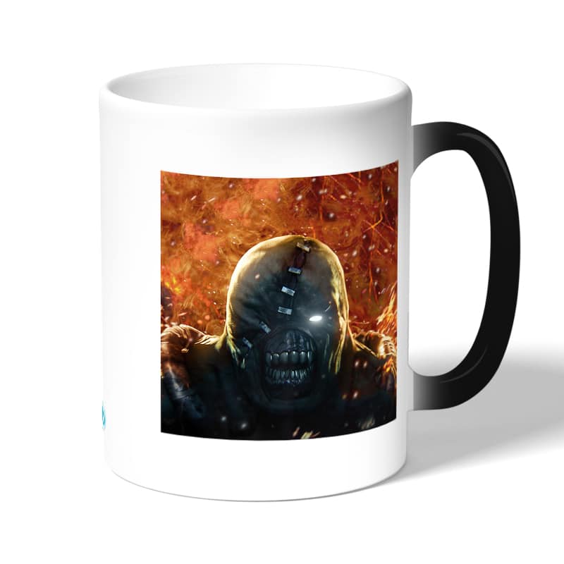 كوب قهوة سحري لون اسود بتصميم النمسيس ريزدنت ايفل 3 كوب قهوة سحري لون اسود بتصميم النمسيس ريزدنت ايفل 3