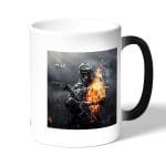 كوب قهوة سحري لون اسود بتصميم باتلفيلد 3