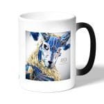 كوب قهوة سحري لون اسود بتصميم ريفينانت الأسطوري