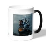 كوب قهوة سحري لون اسود بتصميم سام بريدجز ديث ستراندنغ