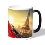 كوب قهوة سحري لون اسود بتصميم سبايدر مان