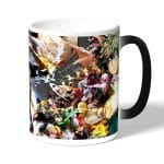 كوب قهوة سحري لون اسود بتصميم شخصيات أكاديميتي للأبطال