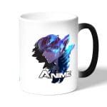 كوب قهوة سحري لون اسود بتصميم شوتو وتودوروكي من أكاديميتي للأبطال