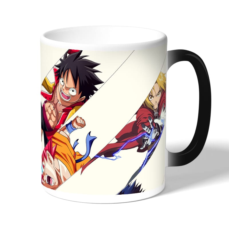 كوب قهوة سحري لون اسود بتصميم ضربه القبضه كل الانميات كوب قهوة سحري لون اسود بتصميم ضربه القبضه كل الانميات