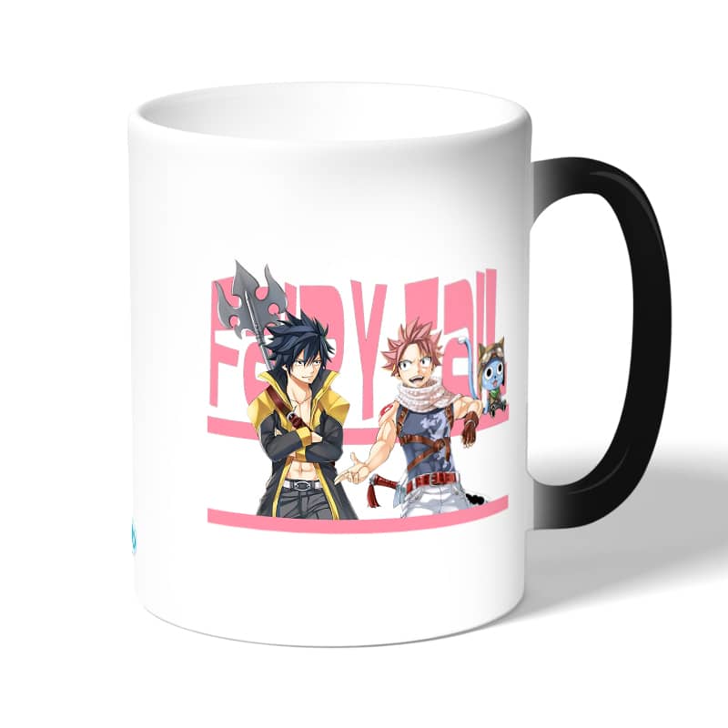 كوب قهوة سحري لون اسود بتصميم غراي وناتسو فيري تيل كوب قهوة سحري لون اسود بتصميم غراي وناتسو فيري تيل