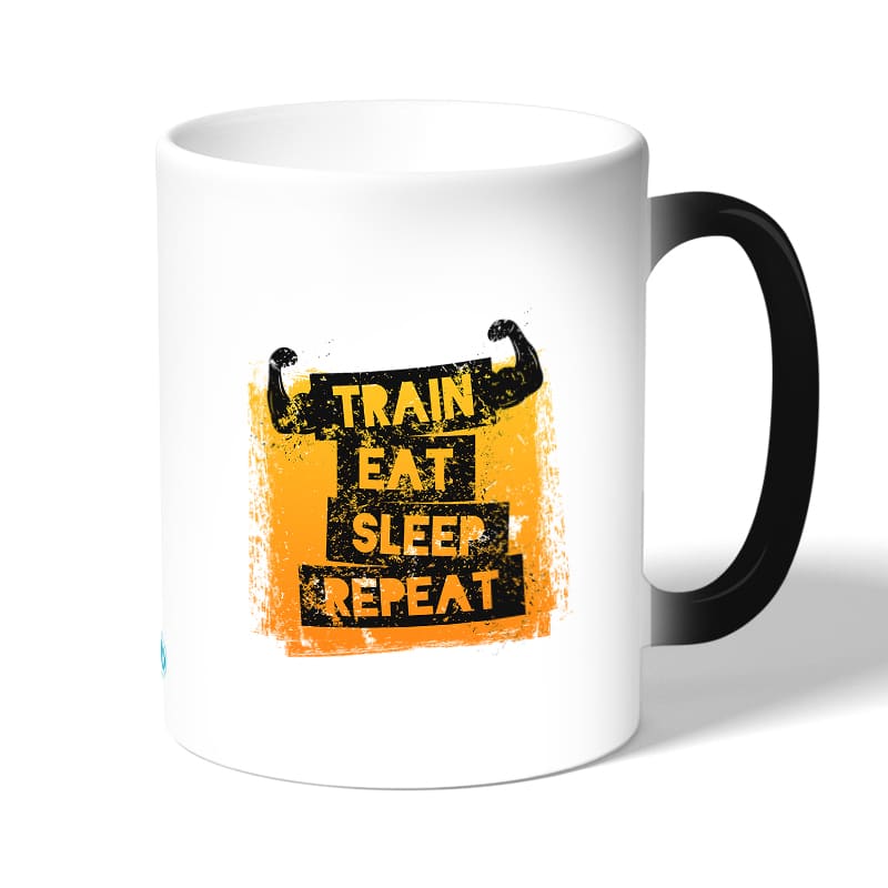 كوب قهوة سحري لون اسود بتصميم كن قوي كوب قهوة سحري لون اسود بتصميم كن قوي