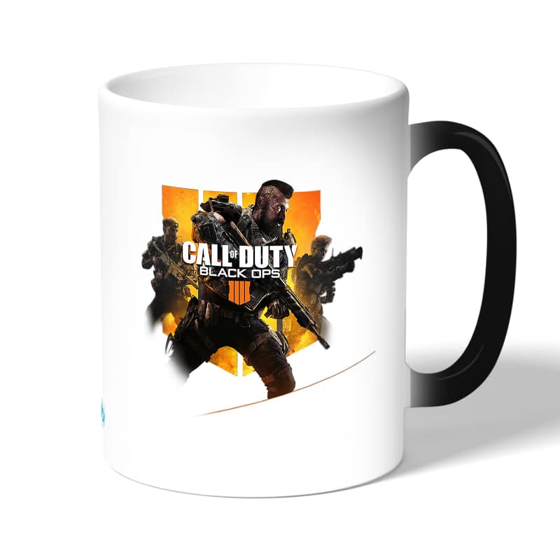 كوب قهوة سحري لون اسود بتصميم كول أوف ديوتي بلاك أوبس كوب قهوة سحري لون اسود بتصميم كول أوف ديوتي بلاك أوبس