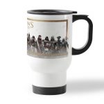 كوب قهوة للسيارة لون ابيض بتصميم أساسنز كريد جميع الشخصيات