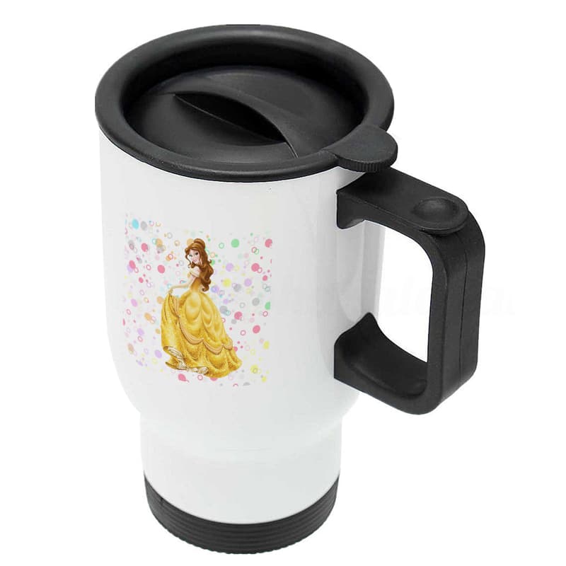كوب-قهوة-للسيارة-لون-ابيض-بتصميم-الأميرة-بيلا-3