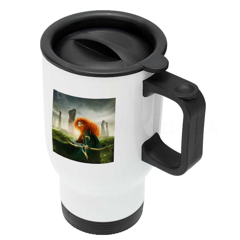 كوب-قهوة-للسيارة-لون-ابيض-بتصميم-الأميرة-صاحبة-القوس-والسهم-3