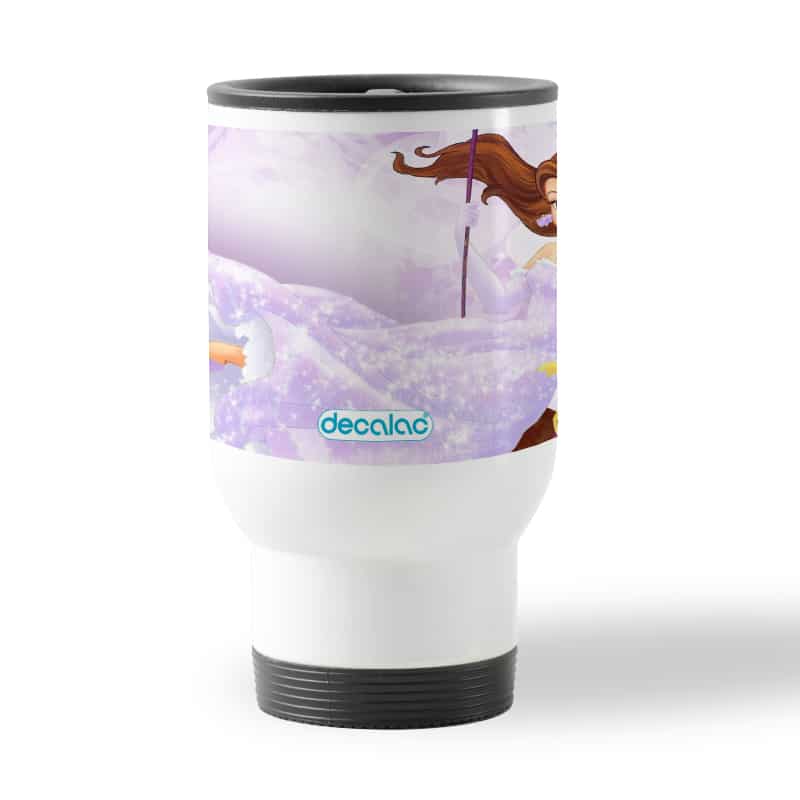 كوب-قهوة-للسيارة-لون-ابيض-بتصميم-الاميرة-بيلا-بفستان-لامع-1