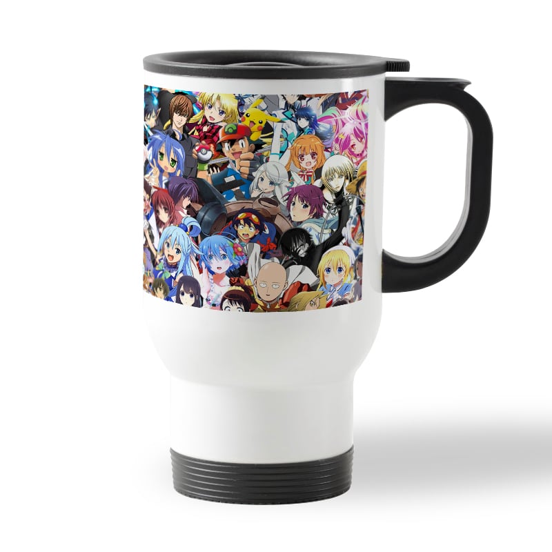 كوب قهوة للسيارة لون ابيض بتصميم الشخصيات اللطيفه كل الانميات كوب قهوة للسيارة لون ابيض بتصميم الشخصيات اللطيفه كل الانميات