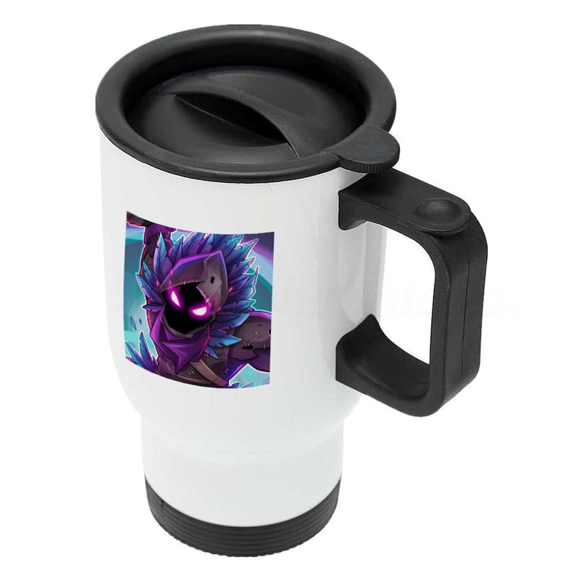 كوب-قهوة-للسيارة-لون-ابيض-بتصميم-الغراب-رافين-فورت-نايت-3