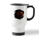 كوب قهوة للسيارة لون ابيض بتصميم اوبيتو اوتشيها انمي ناروتو