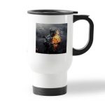 كوب قهوة للسيارة لون ابيض بتصميم باتلفيلد 3