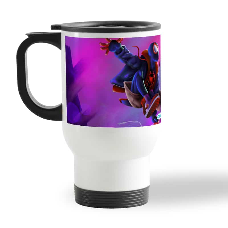 كوب-قهوة-للسيارة-لون-ابيض-بتصميم-بيتر-بوركر-سبايدر-مان-2