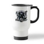 كوب قهوة للسيارة لون ابيض بتصميم ديث نوت ذكريات ريوك