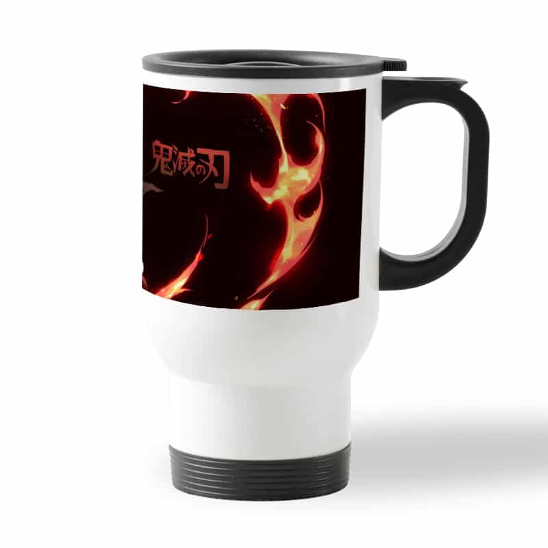 كوب قهوة للسيارة لون ابيض بتصميم رقصة الهينوكامي غاكورا كوب قهوة للسيارة لون ابيض بتصميم رقصة الهينوكامي غاكورا