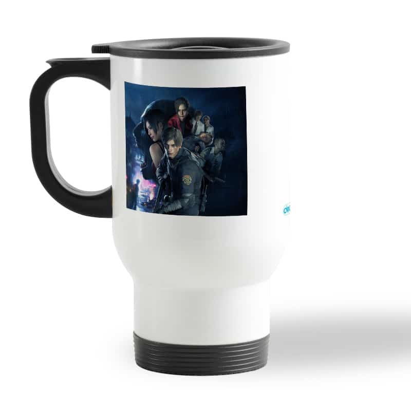 كوب-قهوة-للسيارة-لون-ابيض-بتصميم-ريزدنت-ايفل-2-جميع-الشخصيات-2