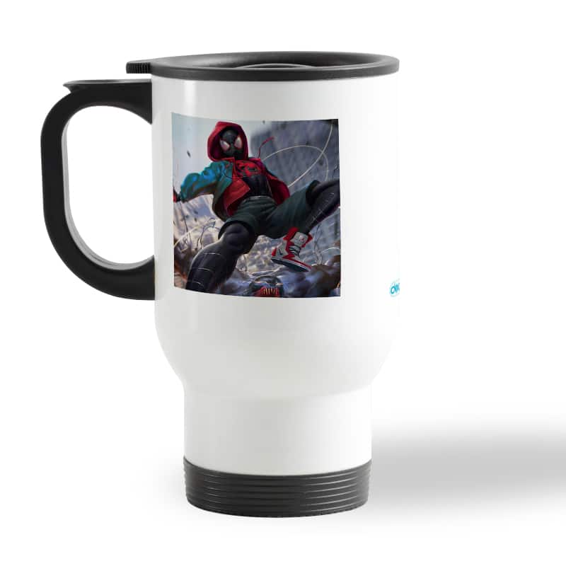 كوب-قهوة-للسيارة-لون-ابيض-بتصميم-سبايدر-مان-الصغير-2