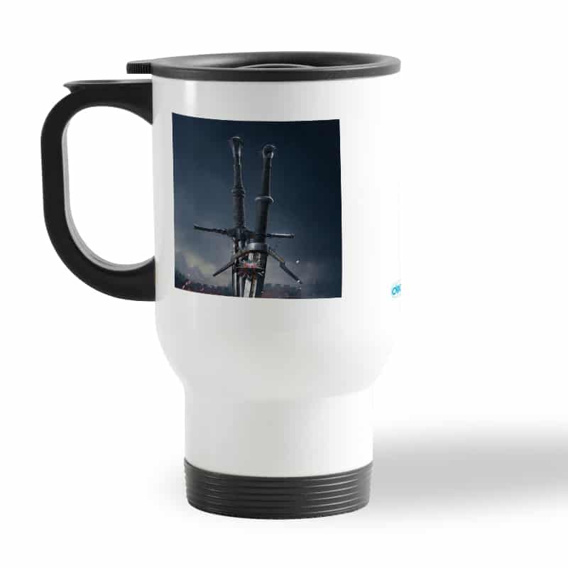 كوب-قهوة-للسيارة-لون-ابيض-بتصميم-سيف-فضي-أفعواني-من-ذا-ويتشر-3-وايلد-هانت-2